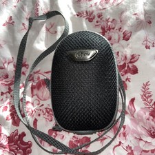 Vintage Camera Case Small w/Shoulder Strap Hard Case 3.5  X 6  -U  