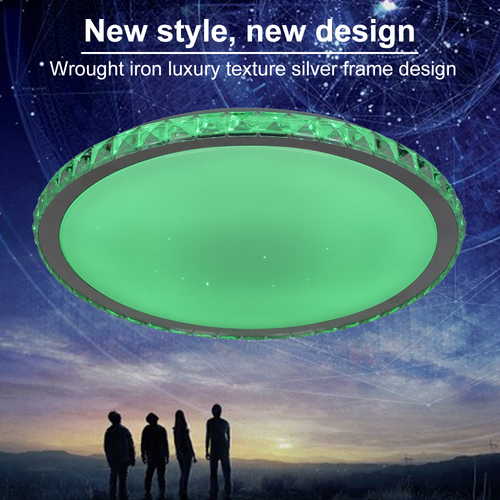 LED RGB Deckenleuchte Dimmbar Deckenlampe Sternenhimmel Wohnzimmer Fernbedienung - Bild 5 von 12