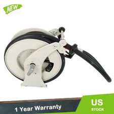 1"x33' Retractable Swivel Rewind Fueling Gun For Truck Fuel Diesel Hose Reel