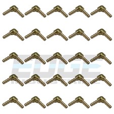 (25 PACK) 3/16 HOSE BARB ELBOW 90 DEGREE Brass Pipe Fitting UNION Gas Fuel WOG