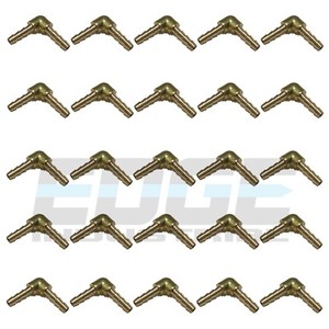 3/16 Hose Barb Elbow 90 Degree Brass Pipe Fitting Union Gas Fuel Water Air