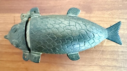 Antique Chinese Tang Sancai Bronze Koi Fish Grouping Set Of 3 Statue Figure 1880 - Picture 14 of 15
