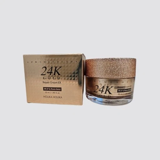 Crema Reparadora Holika Holika Prime Youth Oro 24K EX 55 ml Cuidado de la Piel Coreano Foto 3 de 3