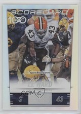 2014 Panini Hot Rookies Scorecard 53/99 TJ Ward #330 0af