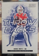 2025 Score - Throwbacks Drake Maye #3