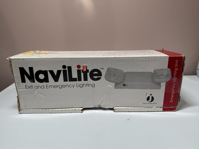 New Open Box N1WH Navilite Exit and Emergency Light