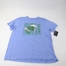 Tulane Green Wave Nike Nike Tee Short Sleeve Shirt Men's Light Blue New
