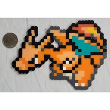 Charizard Menu Icon Pokemon Perler Bead Pixel Art