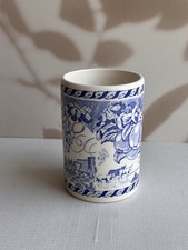 Vtg Masons Ironstone Crabtree Evelyn Blue Whi...