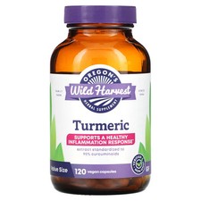 2 X Oregon's Wild Harvest, Turmeric, 120 Gelatin Capsules