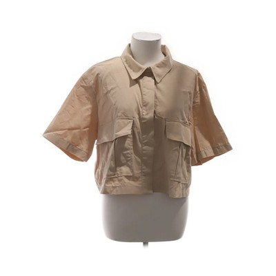 Divided by H&M, Top, Größe: L, Beige, Baumwolle/Polyamid, Einfarbig, Damen #Rgn