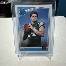2018 Donruss Rated Rookie Football Card # 301 Sam Darnold Jets Seahawks RC. rookie card picture