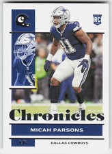 2021 Panini Chronicles #28 Micah Parsons FOOTBALL Dallas Cowboys