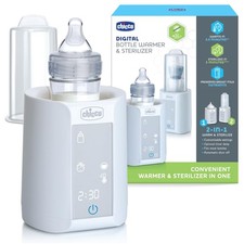 Chicco Digital Bottle Warmer Sterilizer for Baby Bottles, Baby Food Jars, and