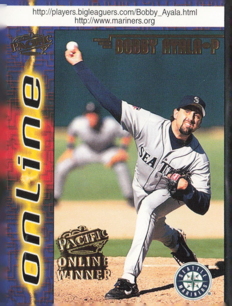 1998 Pacific Online Winner Bobby Ayala Baseball Card #678