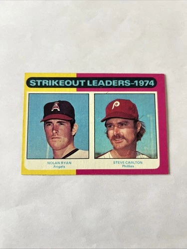 1975 Topps - League Leaders Nolan Ryan, Steve Carlton #312