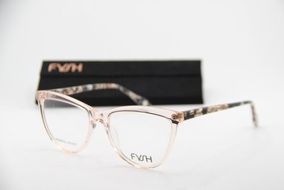 NEW FYSH 3742 S309 CLEAR BROWN GREY MARBLE AUTHENTIC EYEGLASSES 54-17