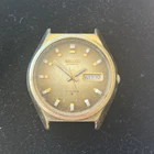 Vintage 1976 Seiko Automatic 6309-8069 Day Date Sunburst Dial 37mm Watch WORKS