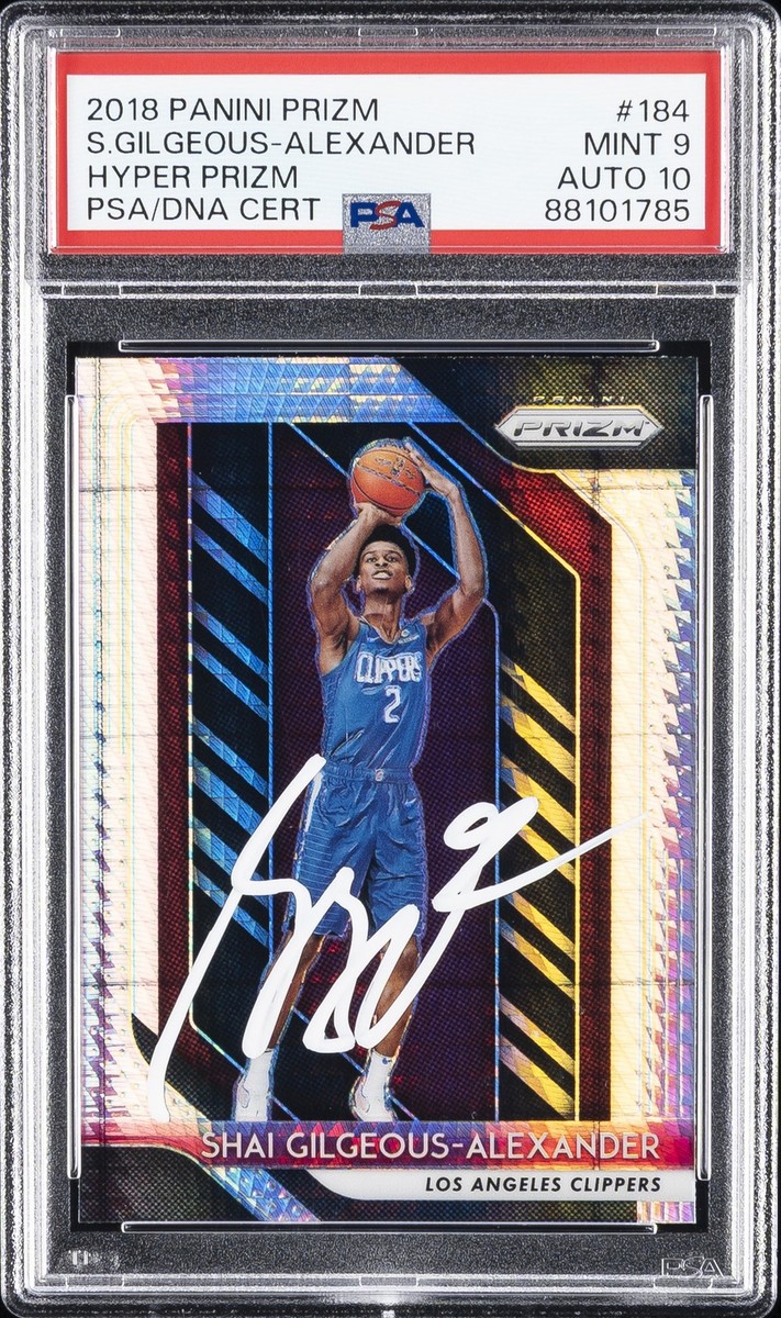 2018 PANINI PRIZM HYPER PRIZM SHAI GILGEOUS-ALEXANDER ROOKIE RC 
