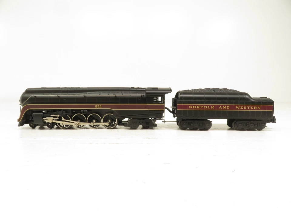 MTH MT-1105 Norfolk & Western Class J Steam Loco Whistle Smoke LN - Image 2 of 4