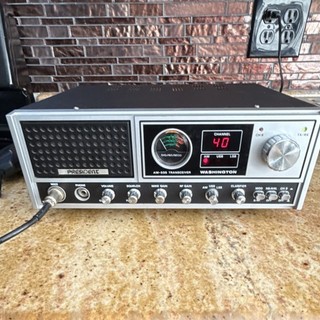 President Washington Base Station CB Radio 40 Channels ANL Clarifier Black Silv…