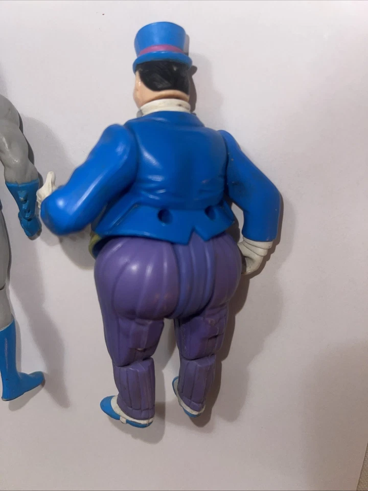(2) Figuras de acción Batman & Penguin vintage años 80 DC Kenner Super Powers (1984) Foto 4 de 4