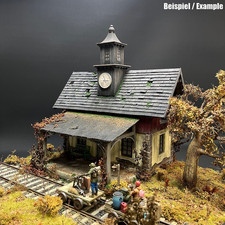 Alter Bahnhof in 1:35 - Laser Cut Gebäude au...