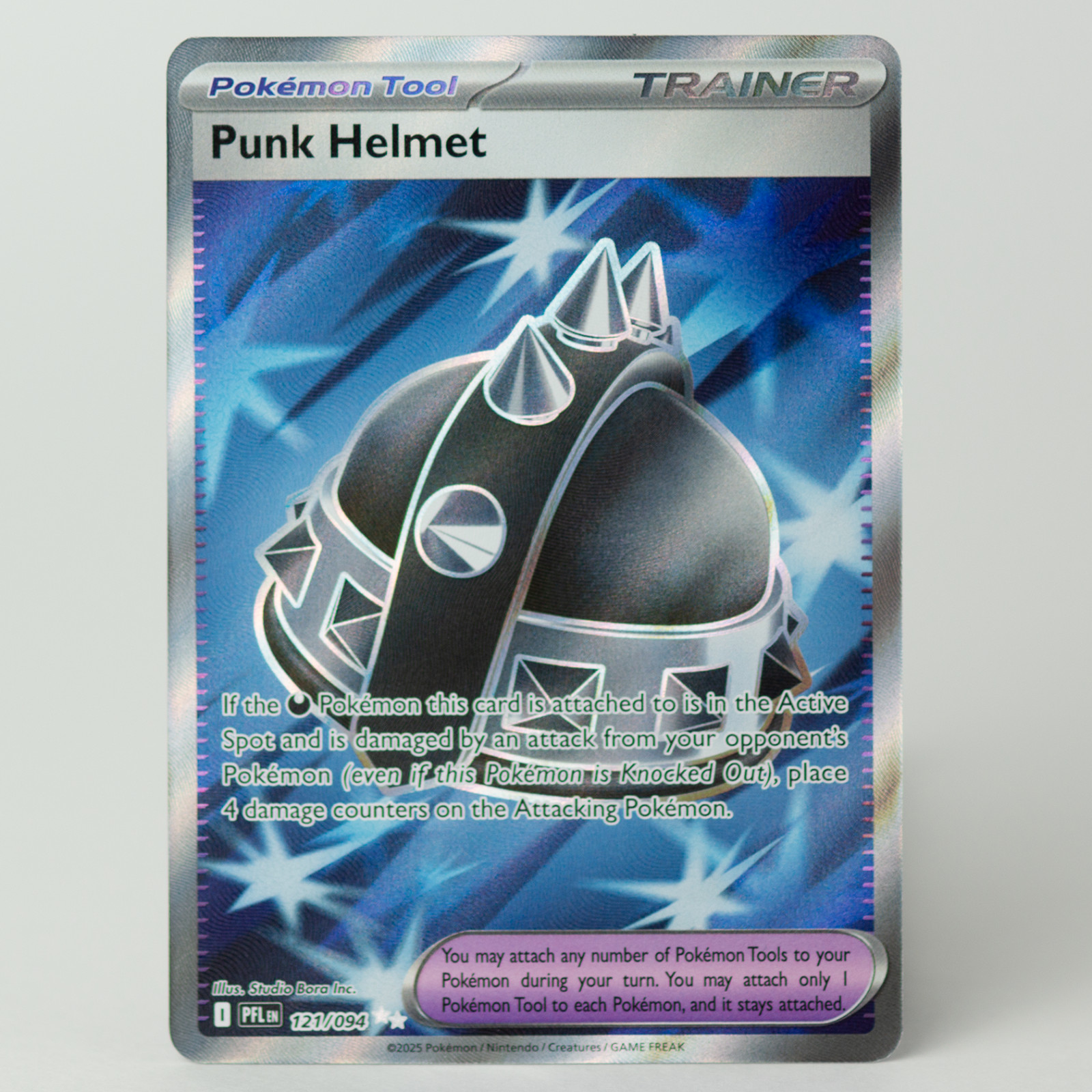 Punk Helmet 121/094 Ultra Rare Full Art Phantasmal Flames English NM