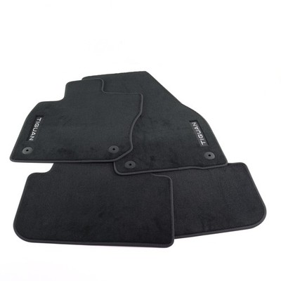 Textilmatten Fußmatten Premium VW Tiguan 3 CT1 Velours 4-teilig Schwarz Original