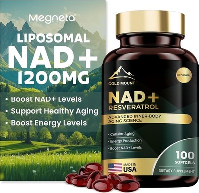 Liposomal NAD+ with Resveratrol Energy Anti-Aging - Energía y Antienvejecimiento