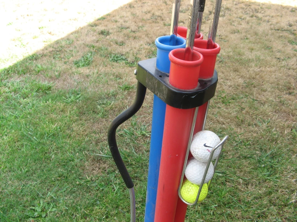 Bolso de domingo para club de golf años 60 PLÁSTICO 4 tubos PALM SPRINGS CC vintage Foto 4 de 4