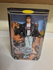 NIB Harley Davidson Ken Barbie Collectors Edition 1998 22255 Shipping Box MINT