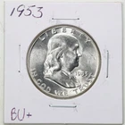 1953 50C Franklin Half Dollar in BU+ Condition #6463