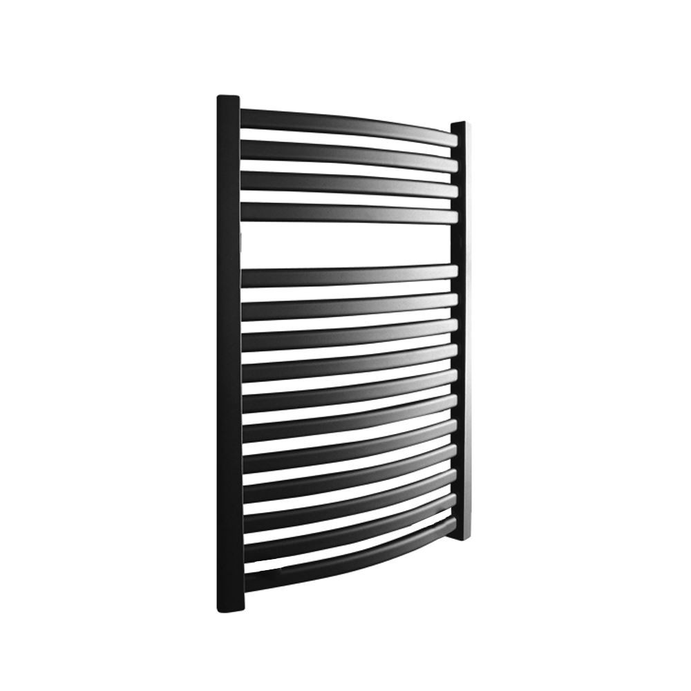 Designer Bathroom Towel Rail Black Heater Warmer 600mm x 800mm ""Emperor""