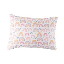 Toddler Pillows with Pillowcase, 13"x18" Soft Cotton Kid Pillows for Rainbow