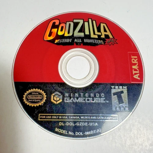 Godzilla Destroy All Monsters Melee (Nintendo Gamecube) DISC ONLY Loose Tested