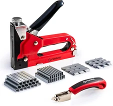 Upholstery Staple Gun Heavy Duty, 4 in 1 Stapler Gun with 6000 Staples