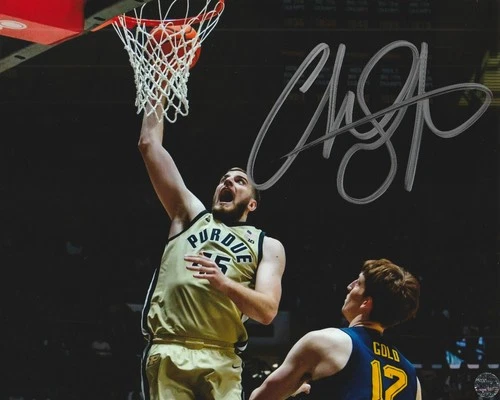 Oscar Cluff Signed Autographed Purdue Boilmakers 8x10 Photo with COA/Hologram