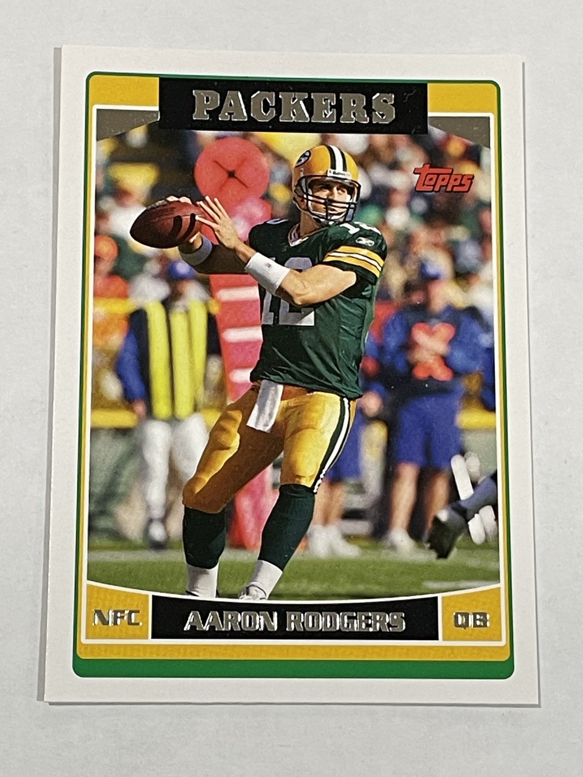 2006 Topps Football #84 - Aaron Rodgers - Green Bay Packers