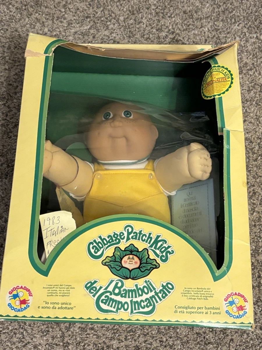 Poupée Cabbage Patch Kids 1983 Vintage, 43 Cm, Noire Américaine, En Boîte D'origine, Anatomiquement Correct
