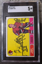 1968 TOPPS BOBBY HULL #16 SGC 5