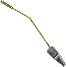 Tank lever handle, chrome plated, durable metal, 10 inch