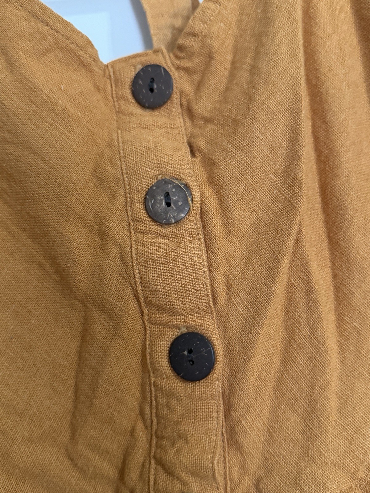 Universal Threads Rust Orange Halter Neck Button-… - image 2