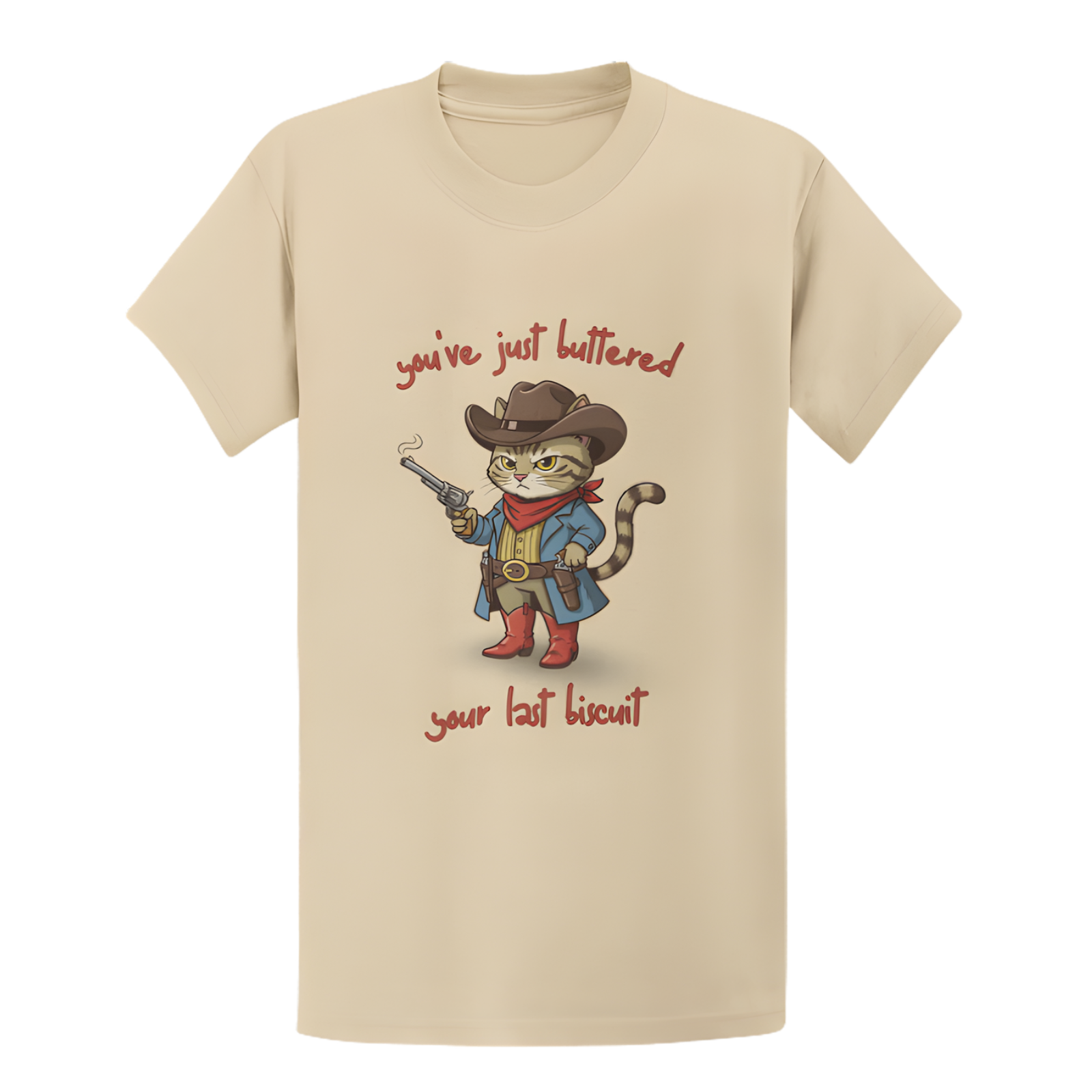 Funny Cowboy Cat T-Shirt - Meowdy Partner Cozy Gift Tee - Cozy Cat T-Shirt