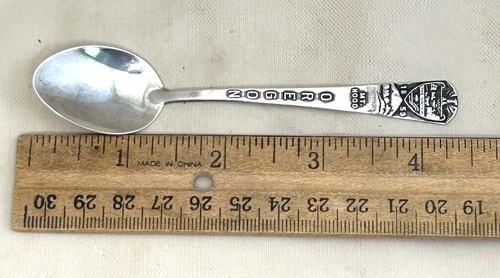 Vtg Sterling Silver Mt Hood Oregon Souvenir Spoon Mountain 10.6 g - Picture 3 of 6