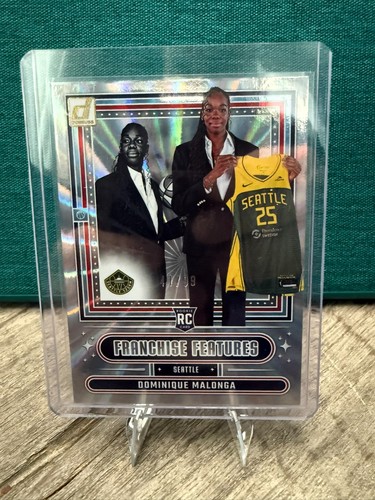 2025 Donruss WNBA Dominique Malonga Holo Laser 41/99 RC Franchise Features