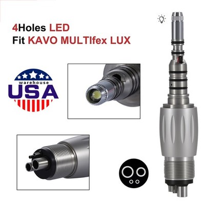 For KaVo MULTIflex Coupler 4 Hole Dental High Speed Handpiece Fiber Optic