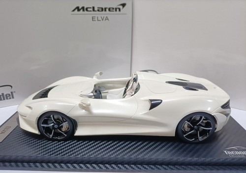 Tecnomodel 1:18 McLaren Supercar Model McLaren Elva 2022 Pearl White - Picture 7 of 12