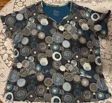 Scrub Top Healing Hands Premiere Women's Scrub Top Y-Neck 3XL New w/o tags