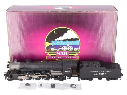MTH 20-3747-1 O U.S. Army 4-6-2 USRA Heavy Pacific Dampflok #494 mit PS3 | Zustand: Used
